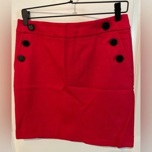 LOFT Outlet - Red Pencil Skirt - Size 4